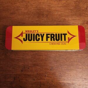Wrigleys Juicy Fruit Chewing Gum Metal Tin